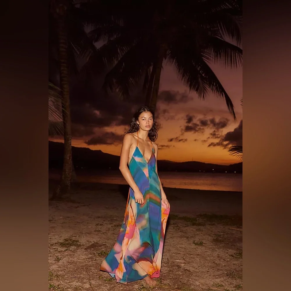 Free People Catalina Dress in Sunset - Picture 2 of 12